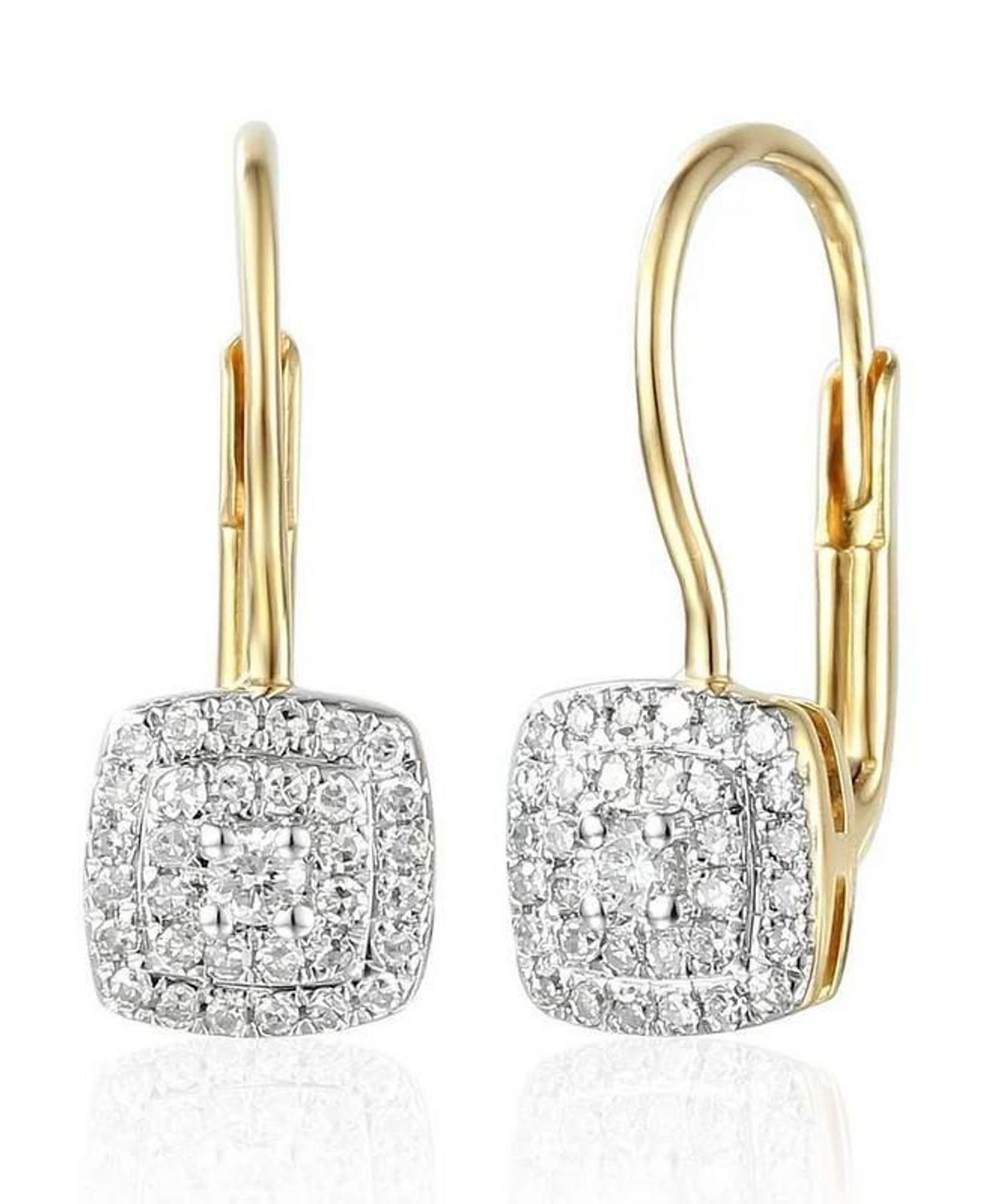 Kolczyki złote DIAMENT złoto, diamenty E45732 . Kolczyki z diamentami numer wzoru E45732 YW P (1).jpg